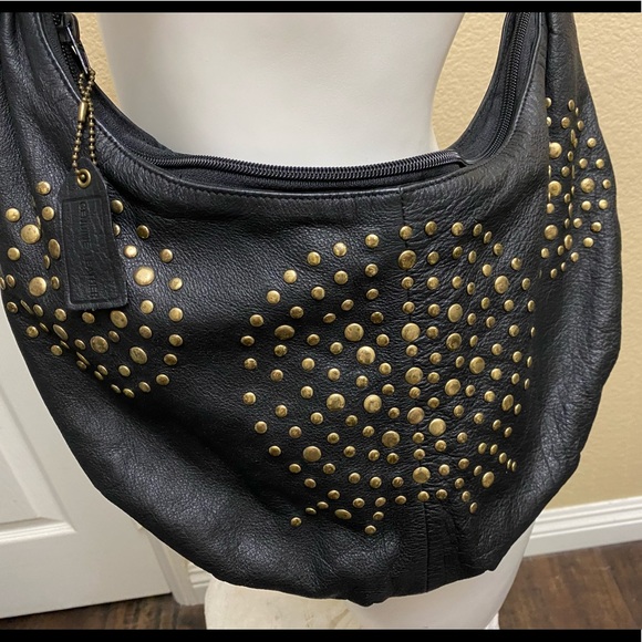 SOLD!!! Gorgeous black leather purse - Picture 2 of 5